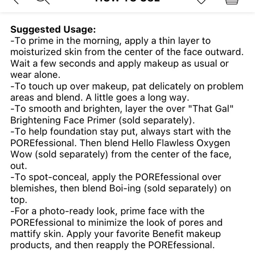 ⚡️FINAL PRICE⚡️ Benefit Pore fessional pore primer - Picture 5 of 5